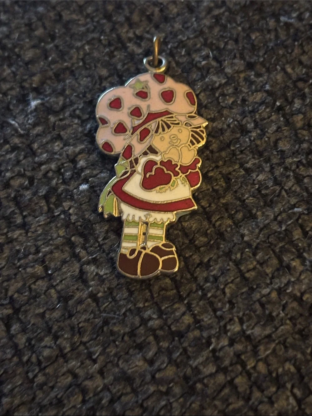 Strawberry Shortcake pendant.  1980
